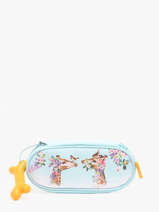 Pennenzak Oak 1 Compartiment Stones and bones Blauw girls G